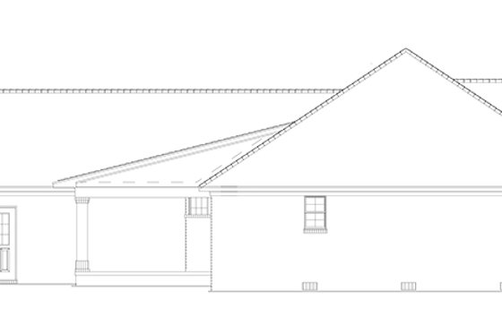 Exterior - Other Elevation 1 for Ranch House Plan #17-2781 - 3 bed, 2.5 bath