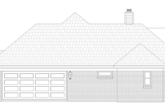 Exterior - Other Elevation 1 for Traditional House Plan #932-401 - 3 bed, 2 bath