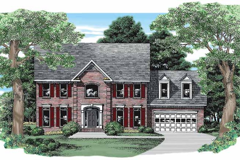 Dream House Plan - Classical Exterior - Front Elevation Plan #927-110