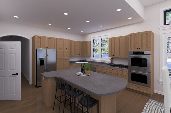 Interior - Kitchen for European House Plan #1060-278 - 3 bed, 2.5 bath