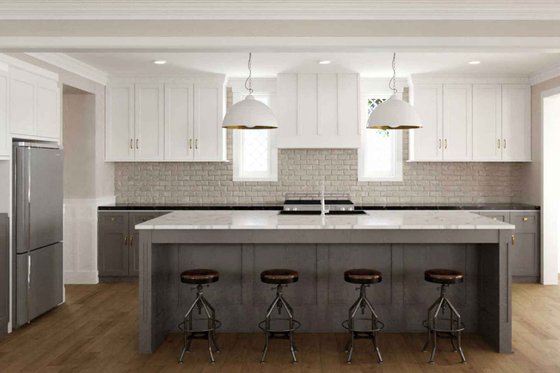 Interior - Kitchen for Tudor House Plan #1079-3 - 4 bed, 3 bath