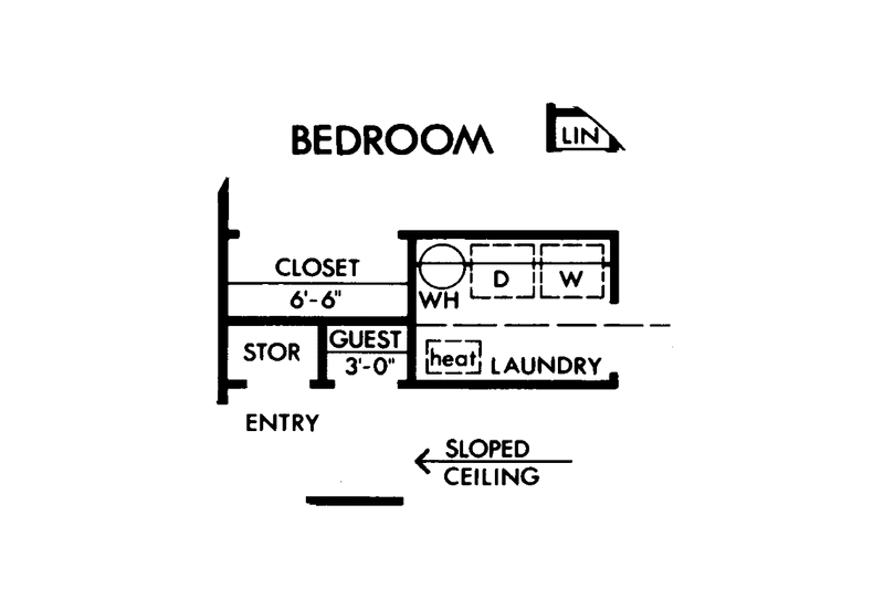 Dream House Plan - Floor Plan - Other Floor for Contemporary House Plan #320-1014 - 3 bed, 2 bath