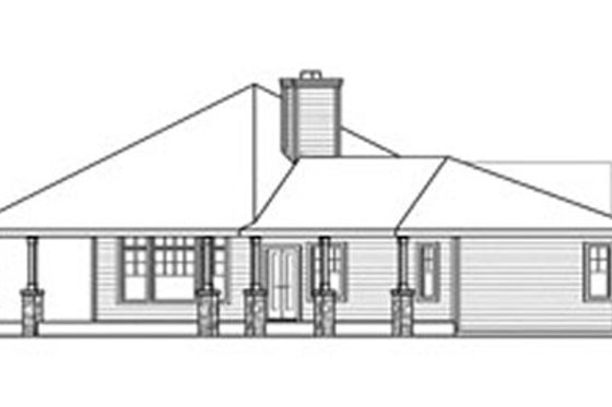 Exterior - Other Elevation for Craftsman House Plan #124-731 - 3 bed, 2.5 bath