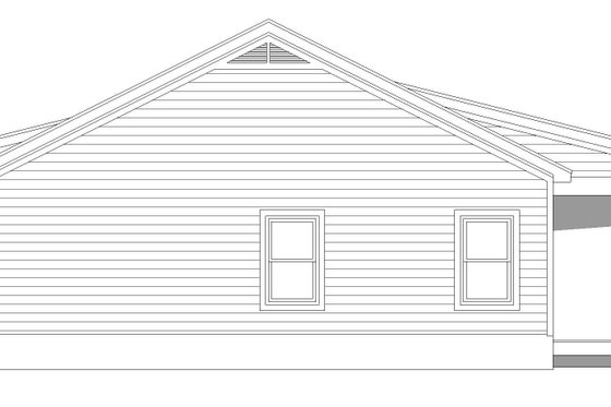 Exterior - Other Elevation 1 for Traditional House Plan #932-522 - 3 bed, 2 bath