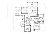 European Style House Plan - 5 Beds 4.5 Baths 5017 Sq/Ft Plan #411-551 
