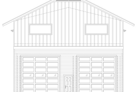 Exterior - Front Elevation 3 for Traditional House Plan #932-451, 0 bath