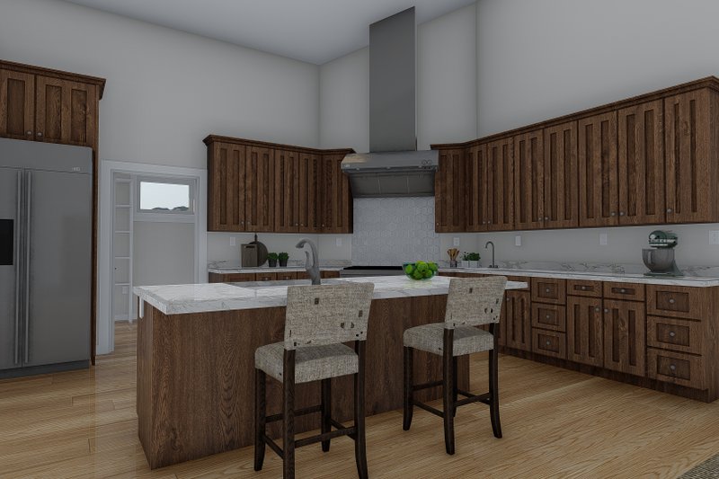 House Plan Design - Interior - Kitchen for Craftsman House Plan #1060-70 - 5 bed, 2.5 bath