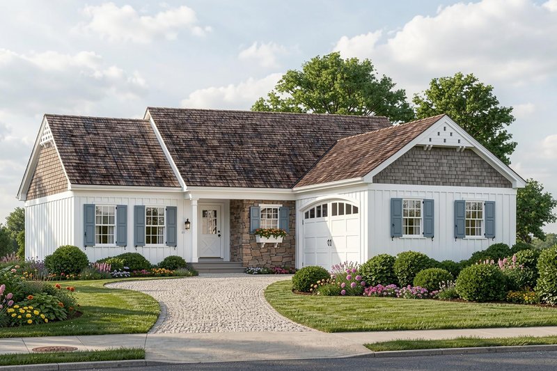 Architectural House Design - Ranch Photo Plan #137-269