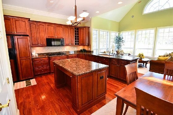 Kitchen - 3300 square foot Country home