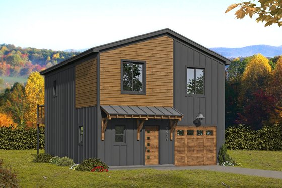 Exterior - Front Elevation for Traditional House Plan #932-438 - 3 bed, 2 bath
