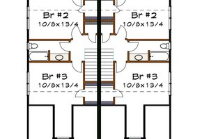 Floor Plan - Main Floor 1 for Farmhouse House Plan #79-245 - 3 bed, 2 bath