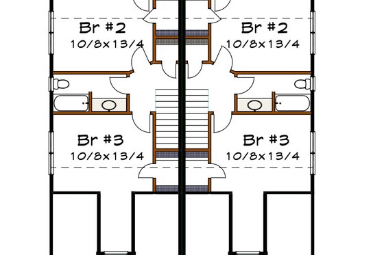 Floor Plan - Main Floor 1 for Farmhouse House Plan #79-245 - 3 bed, 2 bath