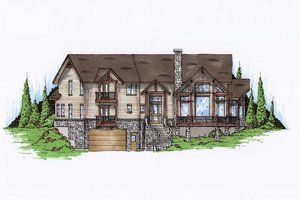 Traditional Exterior - Front Elevation Plan #5-393