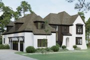 European Style House Plan - 5 Beds 4 Baths 3630 Sq/Ft Plan #461-110 