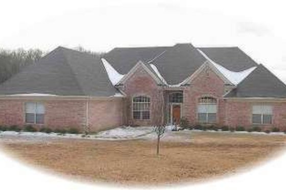 Exterior - Front Elevation for European House Plan #81-1634 - 5 bed, 4 bath