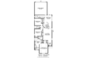 European Style House Plan - 3 Beds 2 Baths 1605 Sq/Ft Plan #424-121 