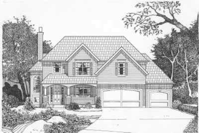 Traditional Style House Plan - 4 Beds 3.5 Baths 2952 Sq/Ft Plan #6-148