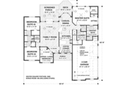 Craftsman Style House Plan - 4 Beds 2.5 Baths 2000 Sq/Ft Plan #56-576 