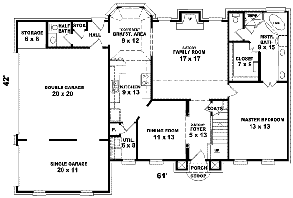 European Floor Plan - Main Floor Plan #81-724