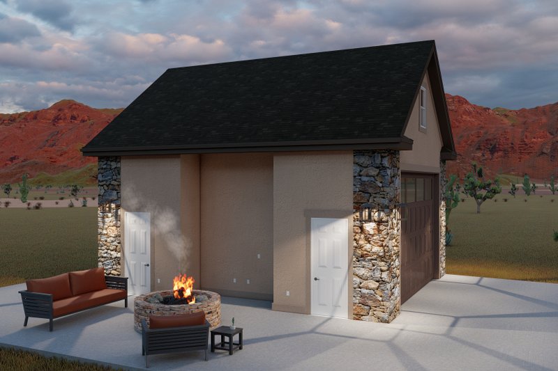 Architectural House Design - Exterior - Other Elevation 1 for Country House Plan #1060-90, 0 bath