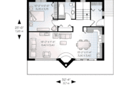 Modern Style House Plan - 3 Beds 2 Baths 1648 Sq/Ft Plan #23-602 