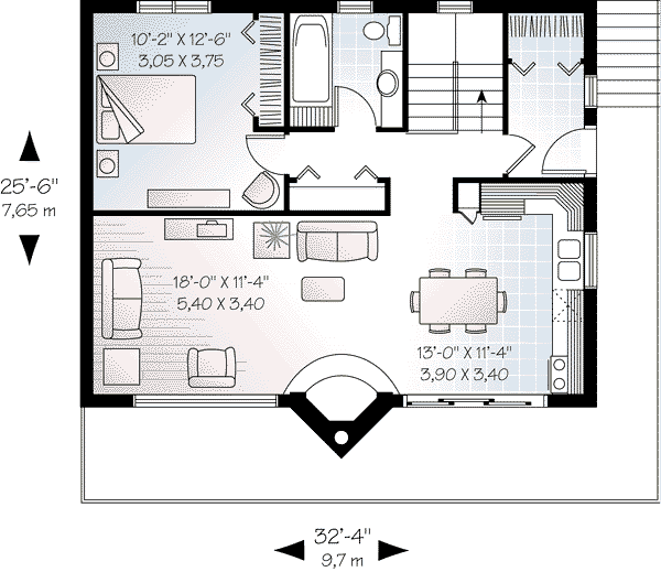 House Plan Design - Modern Floor Plan - Main Floor Plan #23-602