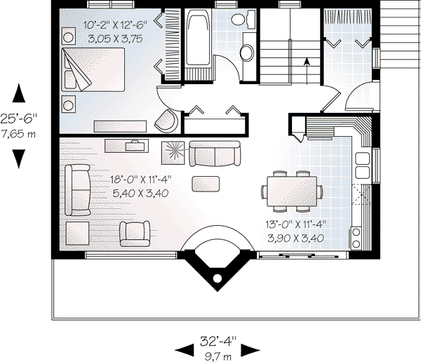 House Design - Modern Floor Plan - Main Floor Plan #23-602