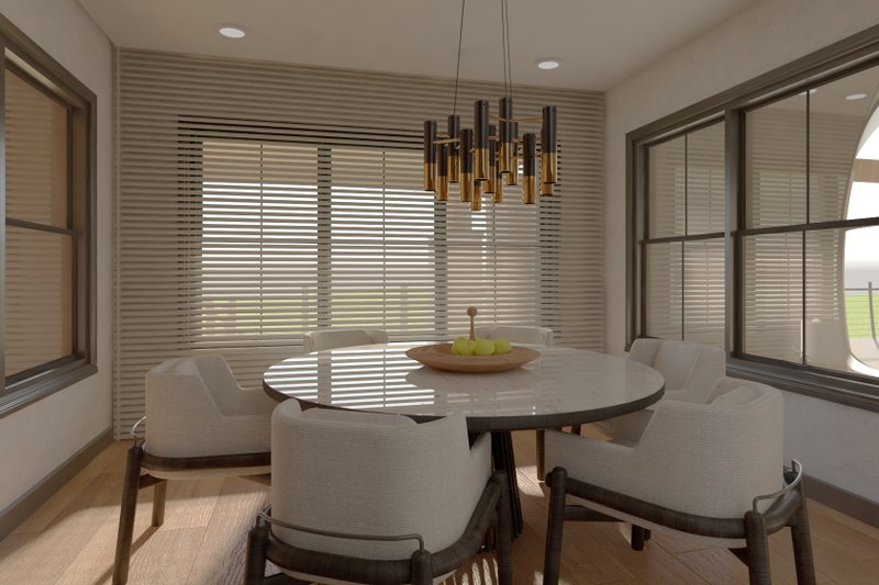 Architectural House Design - Interior - Dining Room for Barndominium House Plan #1064-302 - 3 bed, 2.5 bath