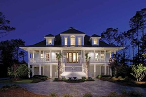 Country Exterior - Front Elevation Plan #930-142