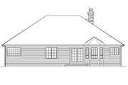 Traditional Style House Plan - 3 Beds 2 Baths 1693 Sq/Ft Plan #48-406 