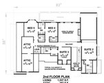 European Style House Plan - 6 Beds 6.5 Baths 5963 Sq/Ft Plan #20-2472 