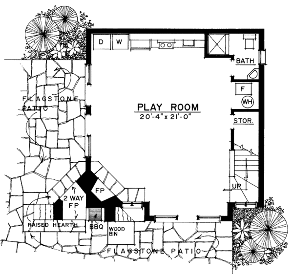 Dream House Plan - European Floor Plan - Main Floor Plan #1016-65