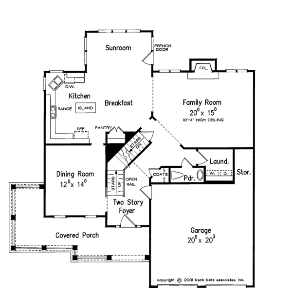 House Plan Design - Country Floor Plan - Main Floor Plan #927-736