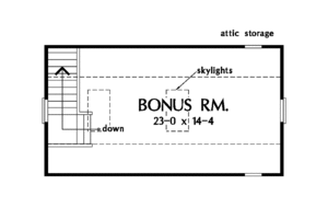 Floor Plan - Other Floor for Country House Plan #929-485 - 3 bed, 2.5 bath