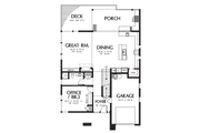 Contemporary Style House Plan - 4 Beds 4 Baths 2988 Sq/Ft Plan #48-709 