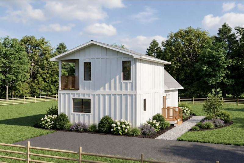 Home Plan - Exterior - Other Elevation for Cabin House Plan #126-315 - 2 bed, 2 bath