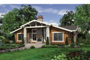 Craftsman Style House Plan - 2 Beds 2 Baths 1249 Sq/Ft Plan #132-528 