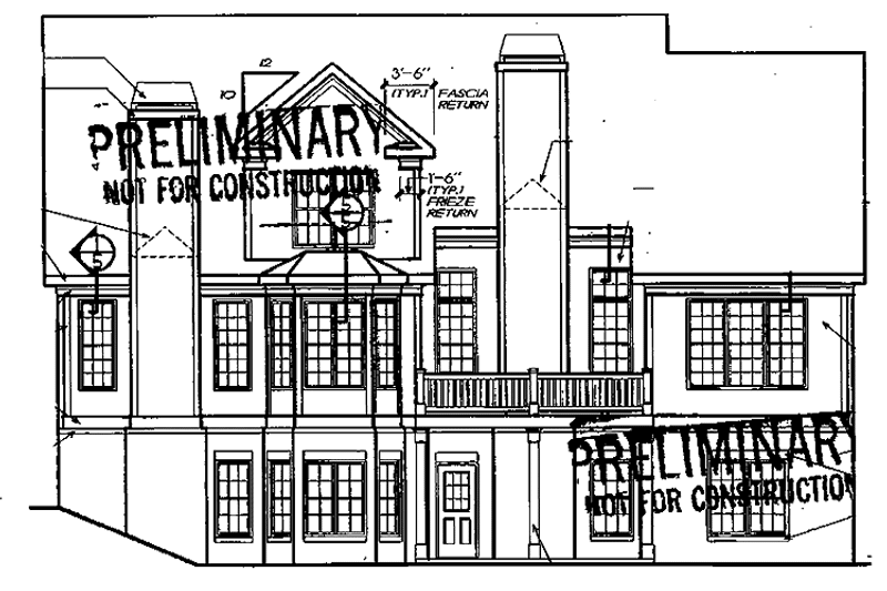 Dream House Plan - Exterior - Rear Elevation for Country House Plan #927-411 - 3 bed, 2.5 bath