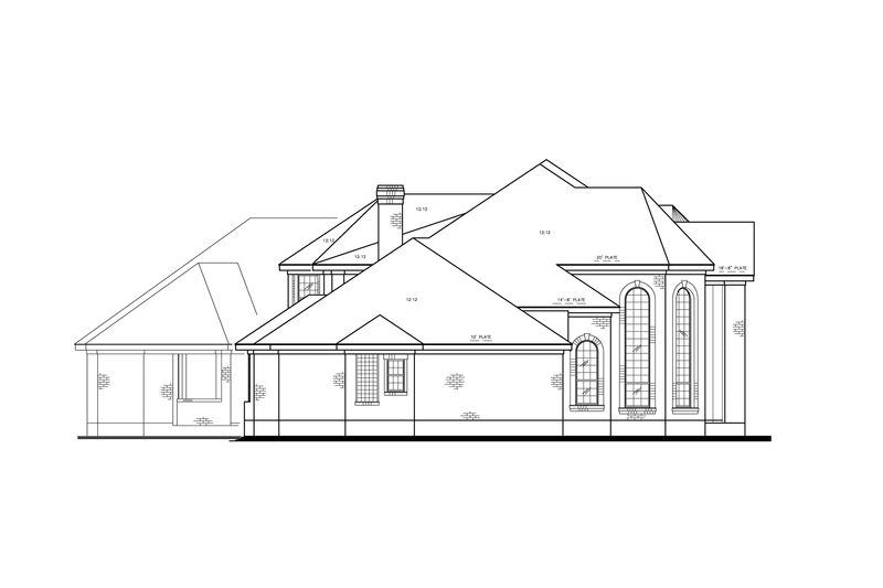 Home Plan - Exterior - Other Elevation for European House Plan #968-43 - 4 bed, 5.5 bath