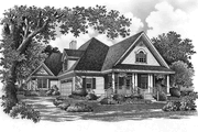 Country Style House Plan - 3 Beds 2 Baths 1931 Sq/Ft Plan #929-786 