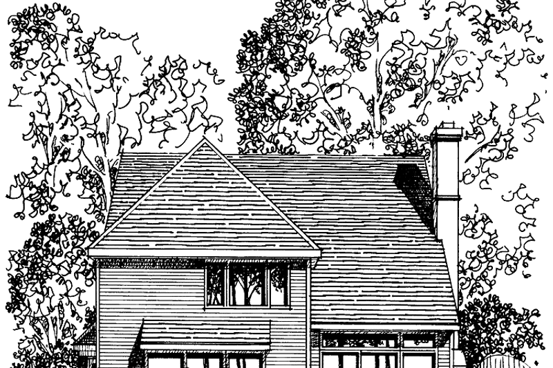 Dream House Plan - Exterior - Rear Elevation for Country House Plan #1016-67 - 3 bed, 2.5 bath