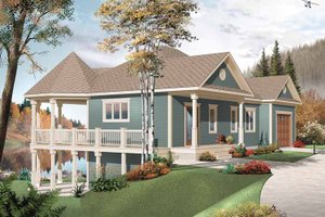 Country Exterior - Front Elevation Plan #23-2478
