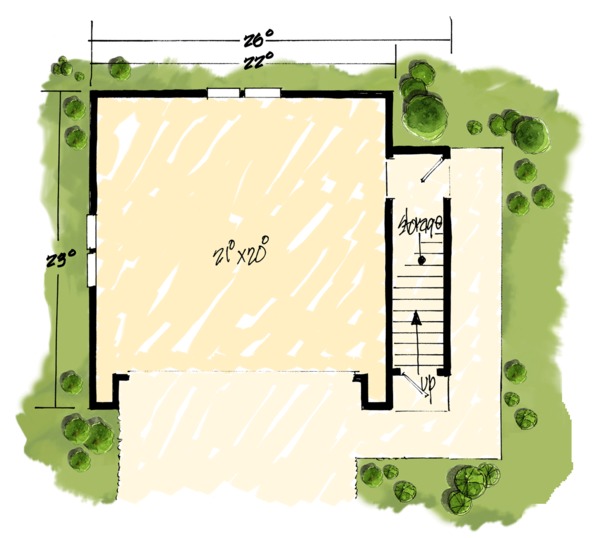 House Plan Design - Traditional Floor Plan - Main Floor Plan #942-53