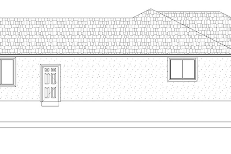 House Blueprint - Exterior - Other Elevation for Ranch House Plan #1060-31 - 3 bed, 2 bath