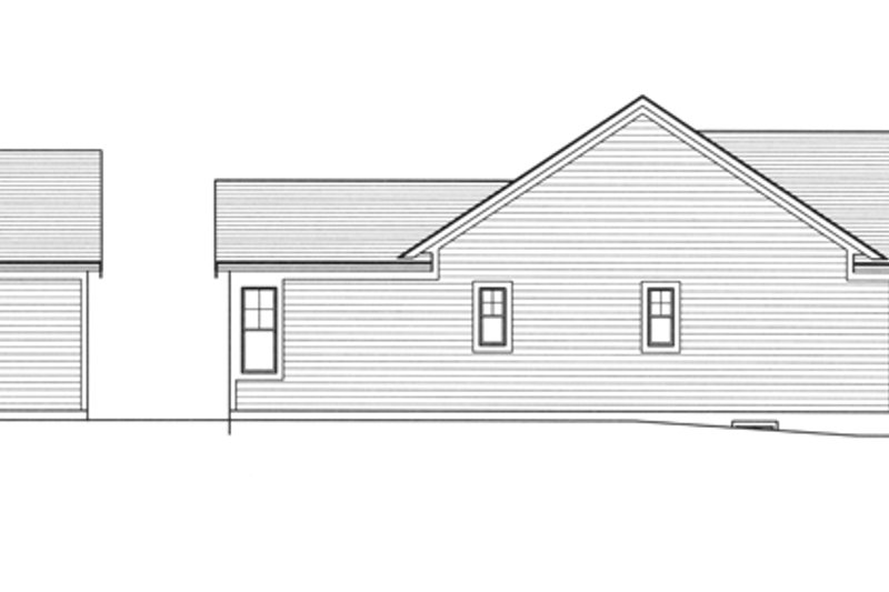 Home Plan - Exterior - Other Elevation for Craftsman House Plan #46-842 - 2 bed, 2 bath