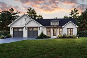 Farmhouse Style House Plan - 3 Beds 2 Baths 1641 Sq/Ft Plan #430-367 