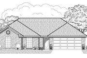 Traditional Style House Plan - 3 Beds 2 Baths 1311 Sq/Ft Plan #65-393 