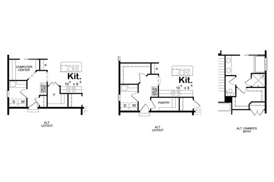 Floor Plan - Other Floor for Cottage House Plan #20-2190 - 3 bed, 2 bath