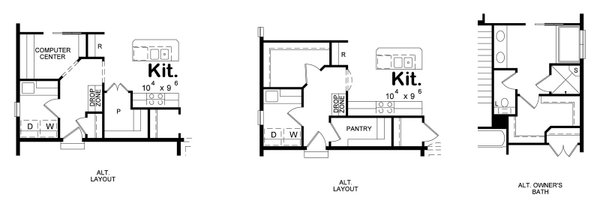 Architectural House Design - Cottage Floor Plan - Other Floor Plan #20-2190