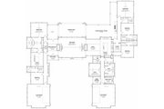 Modern Style House Plan - 4 Beds 4.5 Baths 4944 Sq/Ft Plan #1096-172 Floor 
